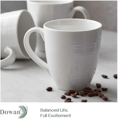 Ceramic Coffee Mugs Cups with Handle Set of 4/6 - 17 oz.