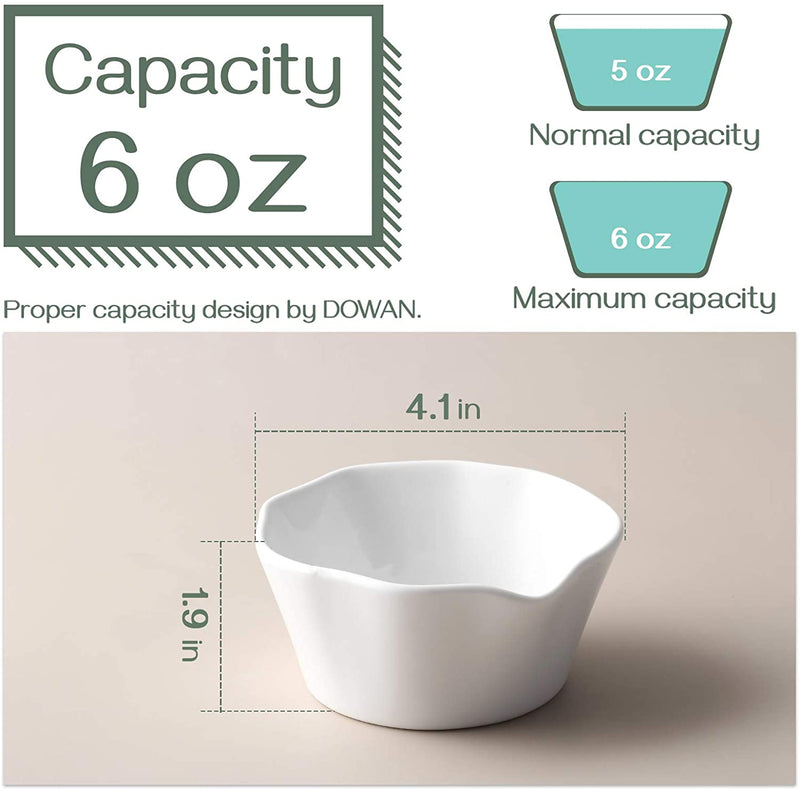 Floral Vitality 4 6 oz Ramekin Set.