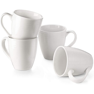 Ceramic Coffee Mugs Cups with Handle Set of 4/6 - 17 oz.