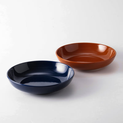 Harvest 2 Piece 9.75 Inches Dark Bowl Set.