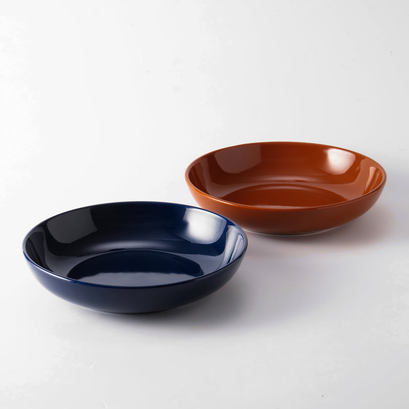 Harvest 2 Piece 9.75 Inches Dark Bowl Set.