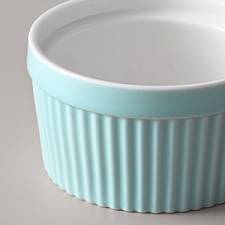 Ceramic Ramekin Bowls Set of 6 - 8 Oz Turquoise.